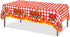 3Pcs Chili Cook Off Tablecloth Party Decorations,87x51In Plastic Chili Tablecloths Table Covers for Mexican Chili Buffet Baby Shower Party Holiday...
