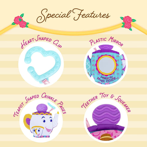 KIDS PREFERRED Princess Belle Soft Book for Babies 81131 Multicolor...
