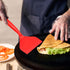 Shappy 2 Pcs Wide Silicone Spatula Tamagoyaki Shovel Turner Nonstick Fried Shovel Fish Spatula Silicone Wide Flexible Turner for Nonstick Cookware...