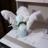 Shekyeon White 16-18inch 40-45cm Ostrich Feather DIY Craft Feather Pack of 10...