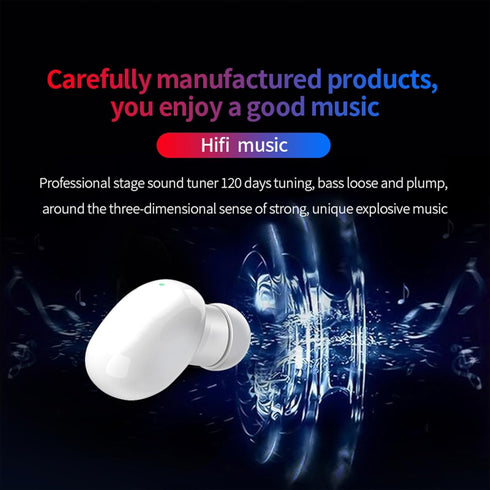 Wireless Earbuds Bluetooth Headphones 50H Playtime Ear Buds,Active Noise Cancelling in-Ear Headphones, Built-in 4mics Earphones,Touch Control, IPX...