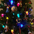 25 Pack C7 LED Christmas Lights Replacement Bulbs,Ceramic Multicolor Christmas Light Bulbs 0.6Watt Dimmable E12 LED Replacement Bulbs for Christma...