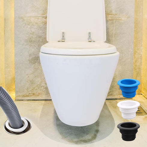 3Pcs Fit Drain Pipe Hose Silicone Plug, Washing Machine Drain Hose Holder, Washing Machine Drain for Bathroom Kitchen, Silicone Plug Sewer Seal Ri...