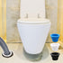3Pcs Fit Drain Pipe Hose Silicone Plug, Washing Machine Drain Hose Holder, Washing Machine Drain for Bathroom Kitchen, Silicone Plug Sewer Seal Ri...
