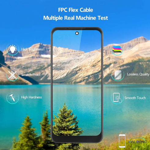 YWLRONG LCD for Motorola Moto G Power 2022 Screen Replacement Touch LCD Display Digitizer Assembly for Moto G Power 2022 with Kit(Black with Frame...