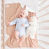 Baby Blankets for Unisex Boys Girls, Soft Nursery Crib Blankets with Muslin Cotton Front and Dotted Fleece Back for Newborns Toddlers 30x40inch (O...