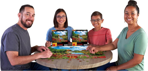 RoseArt - Kodak Premium - Hunsett Mill and The River Ant, Norfolk, England - 1000 Piece Jigsaw Puzzle for Adults...