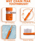 Kids Sonic Electric Toothbrush, Rechargeable Smart Toothbrush for Children Toothbrush for Toddlers Boys Girls Age 3-12 with 30s Reminder, 2 Mins T...