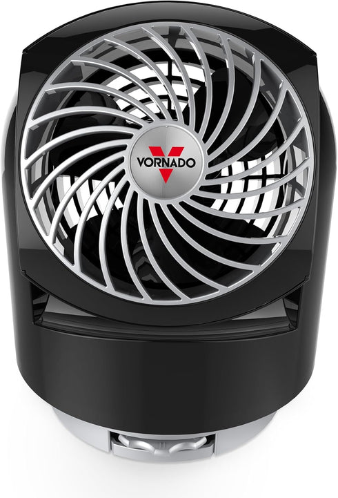 Vornado Flippi V8 Compact Air Circulator Fan, Quiet Portable Travel Fan for Office or Bedroom, Adjustable Head, 2 Speeds, Black...