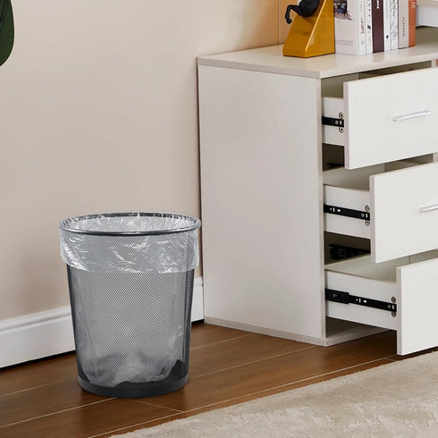 1.2 Gallon Small Clear Trash Bag, Bathroom Trash Can Liners, 75 Counts...