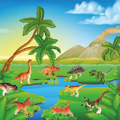 14 Pcs Figures Toys Realistic Mini Dinosaurs Animal Figurines, Plastic Learning Educational Playset Animal Themed Party Supplies Cake Topper Ornam...