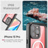 Miimall Compatible for iPhone 15 Pro Waterproof Case, iPhone 15 Pro Magsafe Case Built-in Screen Protector Mililtary Dropproof Dustproof Shockproo...