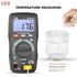 CEM DT-913T Digital Multimeter TRMS 4000 Counts Voltmeter Auto-Ranging Fast Accurately Measures LCD display Voltage Current Amp Resistance Diodes ...
