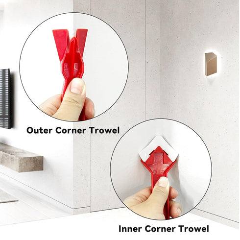 Daily Treasures 10Ft Molding Trim with Inner & Outer Corner Trowel,3M TPE Peel and Stick Baseboard Trim for Walls,Flexible Molding Trim Self Adhes...
