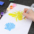 Acrylic Paint Markers, 6 Empty Paint Markers, 3 Pcs 3mm and 3 Pcs 6.5mm White Paint Pens Empty Acrylic Marker, Empty Paint Markers for Painting, R...