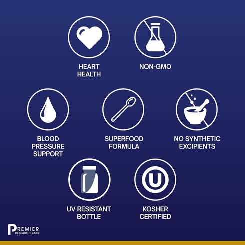 Premier Research Labs BP Complex - for Heart Health - with Garlic, Hawthorn, Olive Leaf, Reishi, Cayenne & Organic Celery - Allicin Supplement - N...