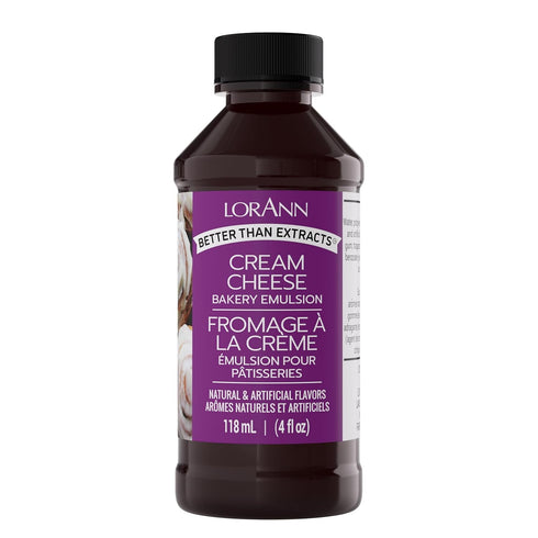 LorAnn Oils Cream Cheese Bakery Emulsion: True Essence, Ideal for Boosting Fruit Tones in Cakes, Cookies & Desserts, Gluten-Free, Keto-Friendly, E...