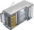 Shielded rj45 cat6 cat 6a connectors Gold Plated Cat6 Pass Through Connectors 23awg Cat6 Shielded Cat6/Cat6a Modular Plugs Ethernet Ends (60 PCS)...