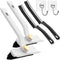Hard Bristle Crevice Cleaning Brush Rotating Small Cleaning Brushes Set for Grout Toilet Scrub Shower Tile Skinny Gap Cleaning Tools for Household...
