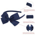 7Rainbows Fashion Cute Navy Blue Bow Headband Back to School Headbands for Girls Toddlers....