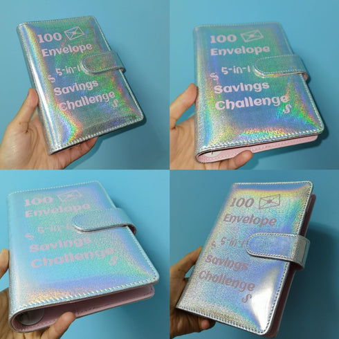 100 Envelope Challenge Binder $5050,52 Weeks Budget Binder Savings Challenge Book $10000,30 Days $500,Savings Challenges Budget Planner Binder,Cas...