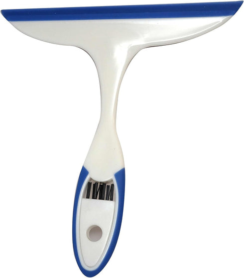 CleaningSolutions Shower Cleaner Squeegee With Built in Grout Brush for Window, Shower, and Car Cleaning, 1-Pack...