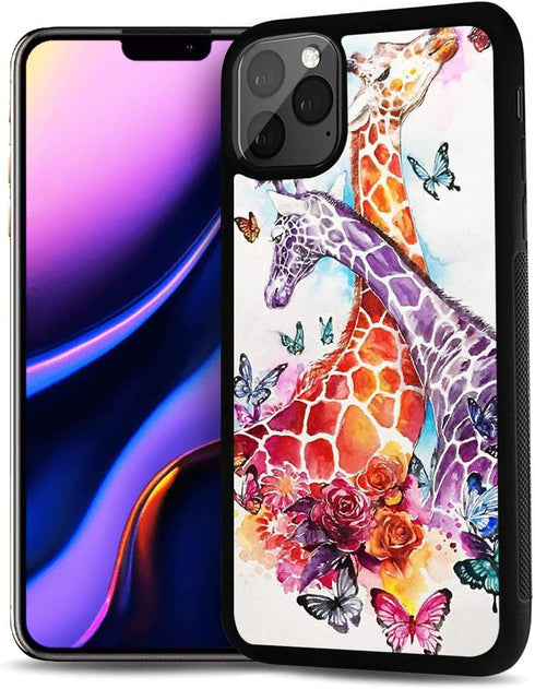 for iPhone 11, Durable Protective Soft Back Case Phone Cover, HOT12437 Giraffe...