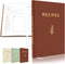 Perfect Blank Recipe Book - Write In Your Own Recipes,Organize Your Recipes- Mini Recipe Notebook,Inheriting The Most Delicious Exclusive Recipe (...