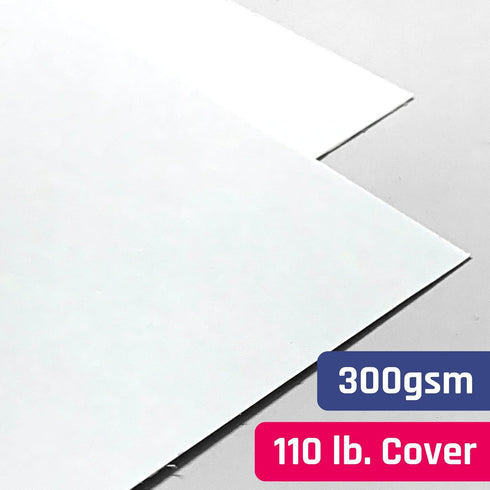 20 Sheets, Heavy White Cardstock - 8.5" x 11", 110 lb (300 gsm)...