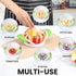 SCHVUBENR 4.72 Inch Large Apple Slicer with 12 Blades - Professional Apple Cutter - Stainless Steel Apple Corer - Sharp Apple Slicer and Corer - A...