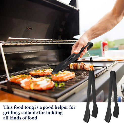 Gejoy 2 Pcs Silicone Kitchen Tongs 11 Inch Kitchen Tongs for Cooking Serving Tongs with Silicone Tips Toast Tongs Salad Tongs for BBQ Grilling Loc...