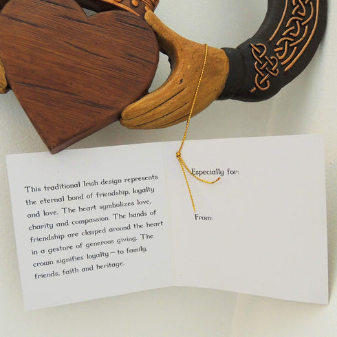 Abbey Gift Press Claddagh Wall Hanging and Card, Brown (54999T)...