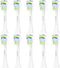 Replacement Toothbrush Brush Heads Compatible with Philips Sonicare Electric Toothbrushes, for Snap-On System, Pack of 10, White...