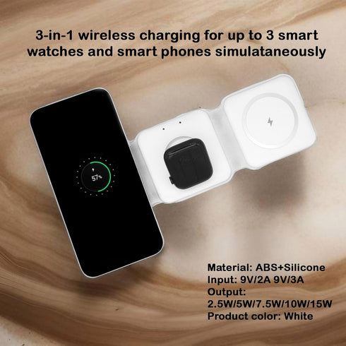 3-in-1 Foldable Wireless Charging Pad...