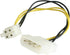 StarTech.com 6in LP4 to P4 Auxiliary Power Cable Adapter - LP4 to 4 pin ATX - Molex to P4 Adapter - LP4 to P4 , TAA (LP4P4ADAP)...