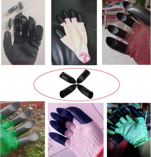 20 Pack Garden Digging Claw for Gardening Gloves Replacement Detachable Universal Finger Claws for Planting Weeding Dig Plant Yard Protective Safe...
