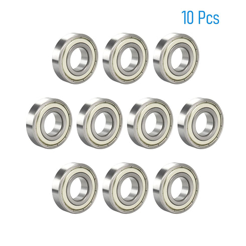 R1660ZZ 10 PCS Deep Groove Ball Bearing 6×16×5mm Double Metal Shielded Ball Bearing Chrome Steel P0 Z2 Bearing for Industrial Machine,Power Tools ...