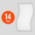 Amazon Basics Extra Durable Cleaning Eraser, White, 14 Count...