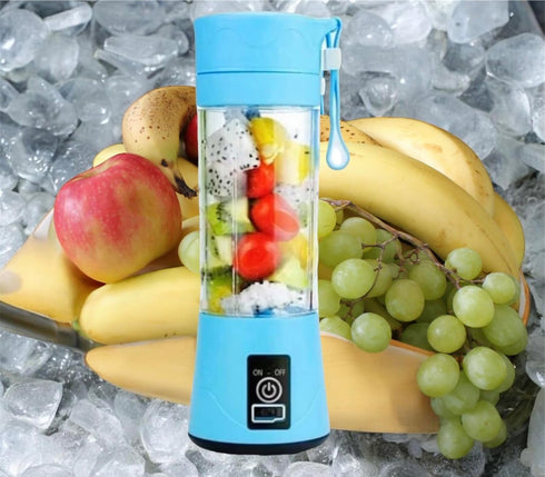 Portable Blender, Personal size blender for Shakes and Smoothies with USB Rechargeable, 380Ml blender Cup With 6 Blades, Handheld Blender Suitable...