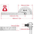 P.I.T. Angle Protractor,Stainless Steel Square Head,Angle Ruler Finder 0-180°,10 cm Woodworking Ruler, Angle Measure Tool, Craftsman Angle Measure...