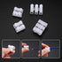 65 Pcs Spring Wire Connectors, Spring Clamp Terminal Cable Clamp Connector, CH-2 Electrical Cable Connectors Block, 2 Pin Push-in Quick Terminal W...