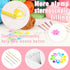 Yarn for Crocheting, 5X50g Easy Yarn, Beginner Yarn for Crocheting with Easy-to-See Stitches, Complete Cotton Nylon Chunky Yarn for Crocheting and...