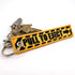PULL TO EJECT Key Chain - Yellow/Black - 5pcs...