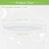 ACROPIX Universal 7 Inch Speaker Grills Mesh for Audio Subwoofer 183x193x11mm Grille without Frame White - Pack of 4...