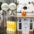 36pcs Halloween Letter Stencils Numbers Stencils Templates Reusable Plastic Alphabet Templates Stencil Set for Halloween Wood, Wall, Fabric,Chalkb...