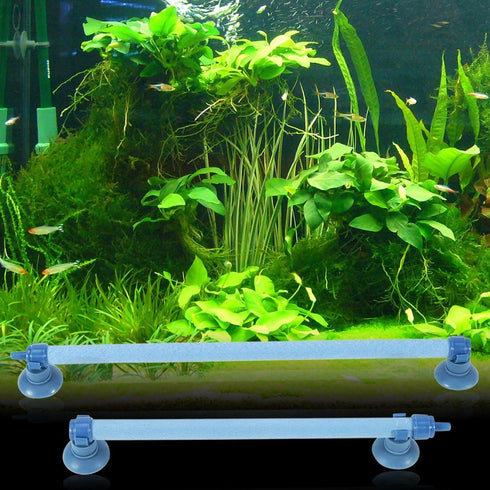 Zerone Air Stone Bubble, Fish Tank Aquarium Air Bubble Wall Air Stone Tube Spray Aeration Tube for Fish Tank(18")...