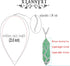 XIANNVXI Tree of Life Wire Wrapped Green Aventurine Crystal Point Pendant Necklace Reiki Healing Crystal Stone Necklaces Natural Spiritual Hexagon...