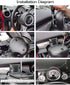 iJDMTOY Behind Tachometer Mount Smart Phone GPS Mounting Holder Kit Compatible with Mini Cooper Gen2 R55 R56 R60 R61 (360-Degree Rotatable)......