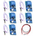 5PCS XH-M131 12V Light Automatic Control Relay Module Light Control Switch Photoresistor Resistor Relay Light Detection Sensor with 24AWG Wire...