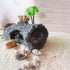 Hamiledyi 3PCS Betta Log Trunk Driftwood Decor Aquarium Fish Tank Hollow Tree Trunk Hideout Small Size for Bearded Dragon Reptile....